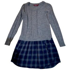 Comptoir Des Cotonniers Wool Alpaca Sweater Mini Dress Small Made in Romania